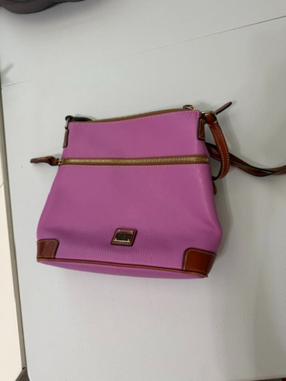 Dooney & Bourke Pink Leather Crossbody Purse
